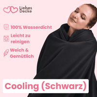 Kühlende Liebesdecke (Schwarz)