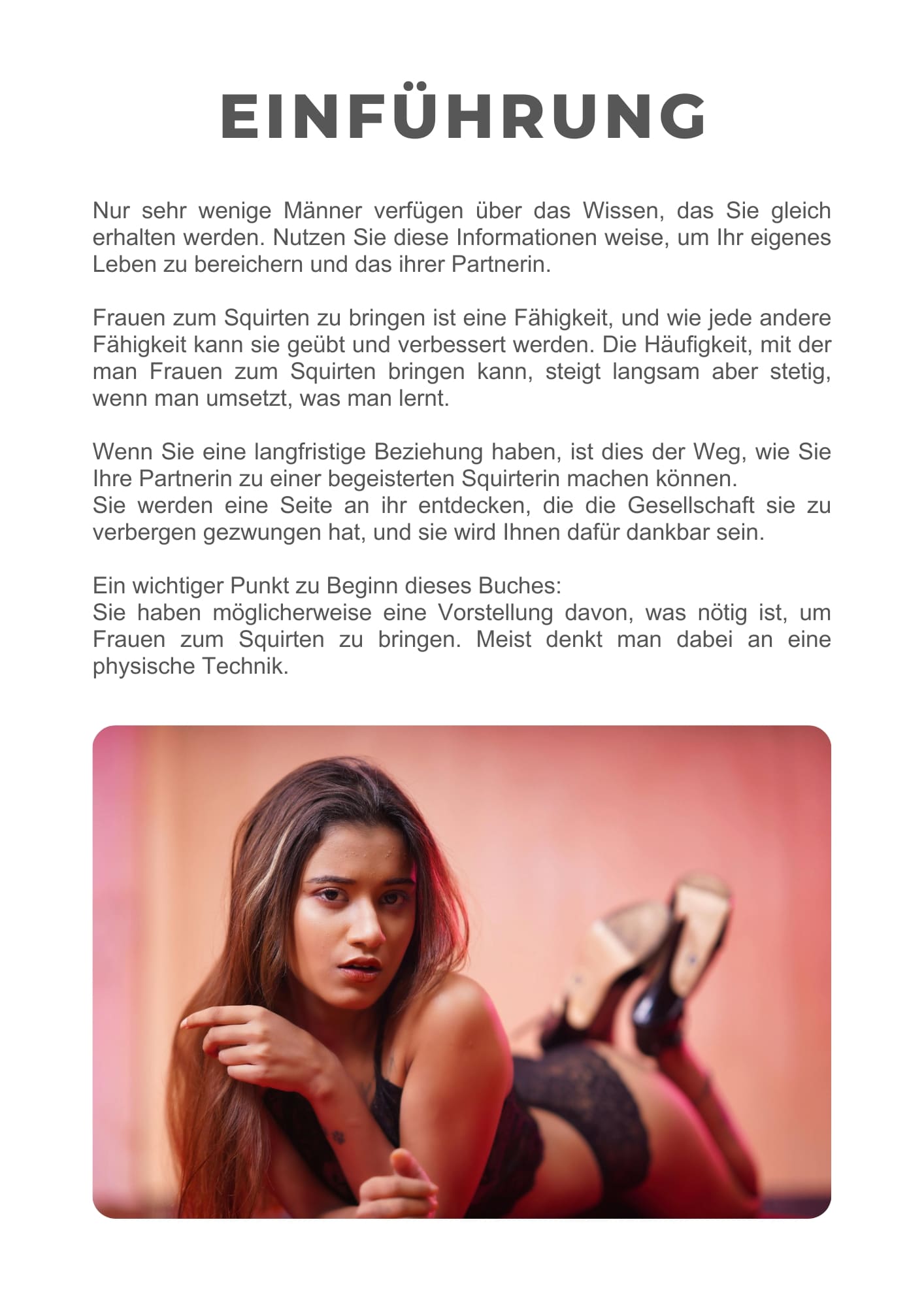 Squirting Triggers E-Book